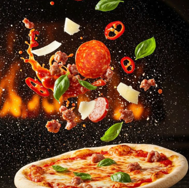 Pizza 10 fatias com Guaraná Antarctica 1 litro